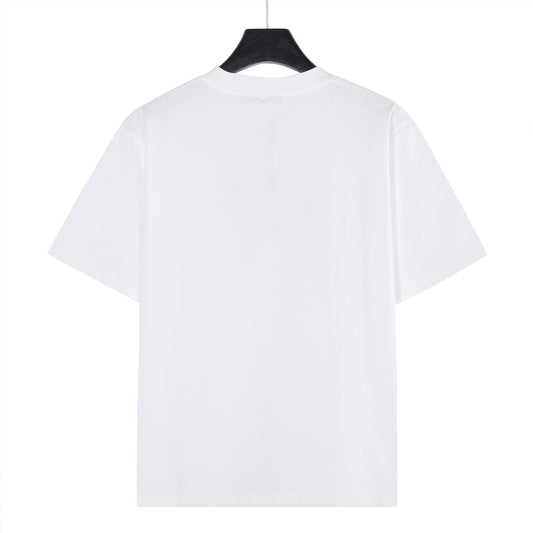 Dolce & Gabbana DG Graffiti Brushstroke Butterfly Crown T-Shirt | white