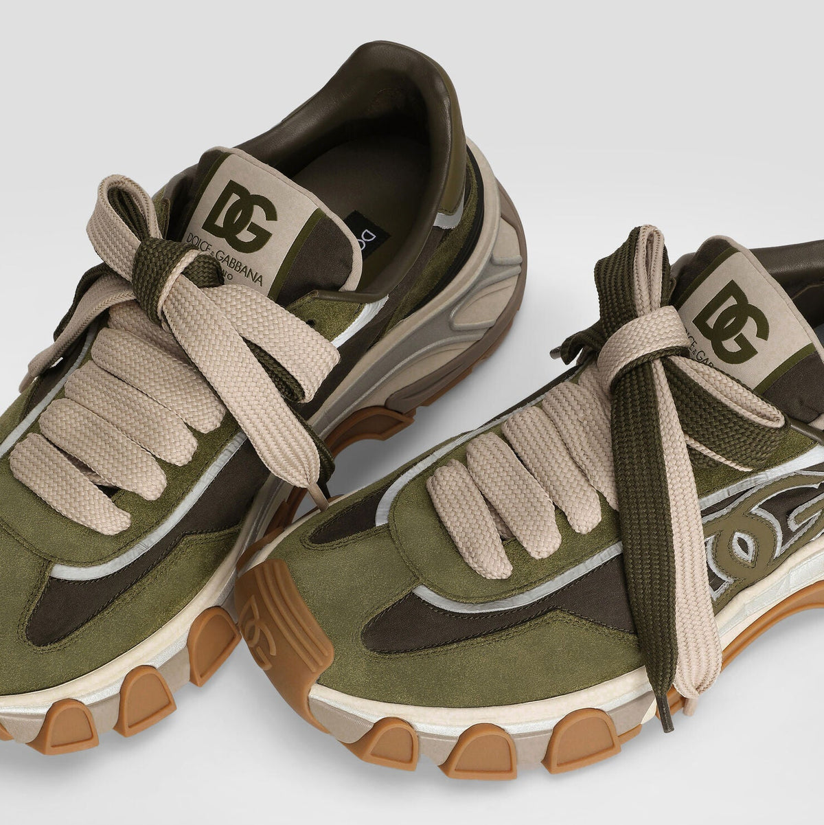 Dolce & Gabbana Airmaster Sneakers | Olive Green