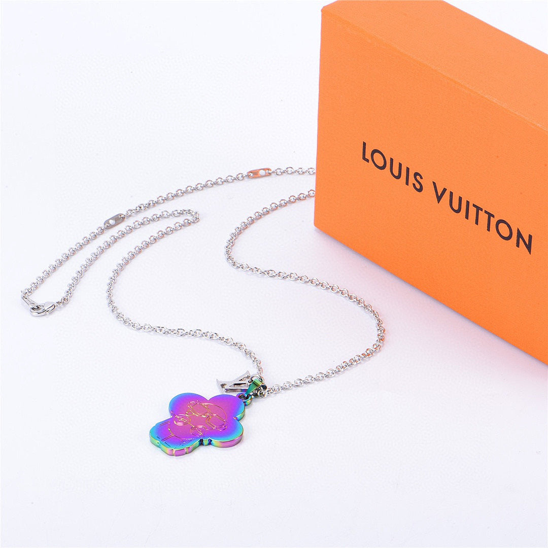 Louis Vuitton Iridescent Vivienne Pendant Necklace