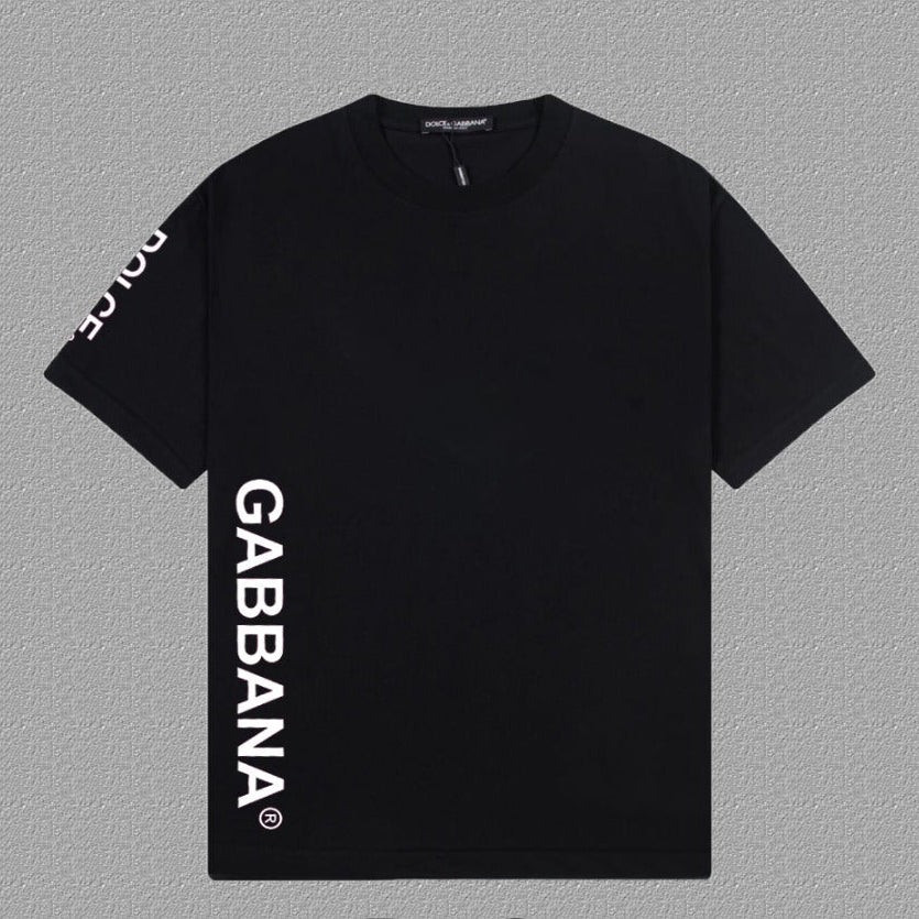 Dolce &amp; Gabbana Vertical Logo Print T-Shirt
