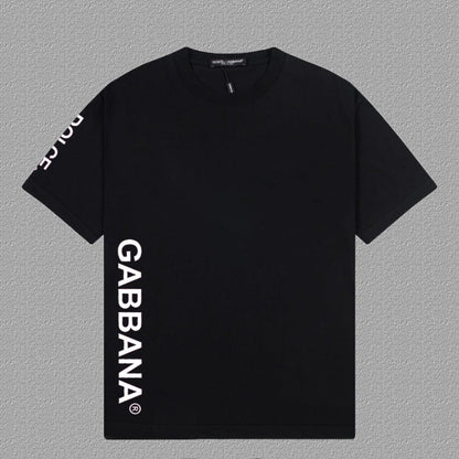 Dolce &amp; Gabbana Vertical Logo Print T-Shirt