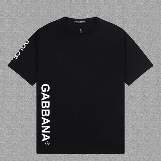 Dolce &amp; Gabbana Vertical Logo Print T-Shirt
