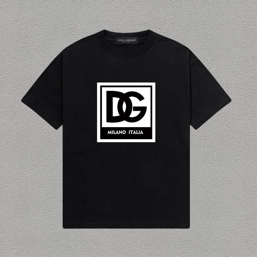 Dolce & Gabbana DG Milano Italia Logo T-Shirt | Black