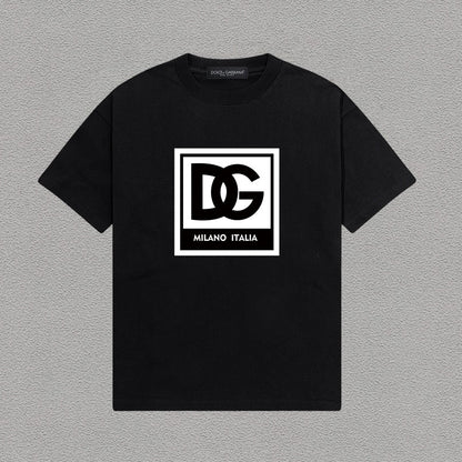 Dolce & Gabbana DG Milano Italia Logo T-Shirt | Black