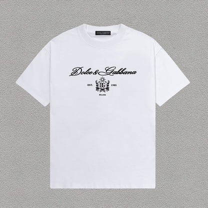 Dolce & Gabbana Script Signature EST. 1985 T-Shirt – White