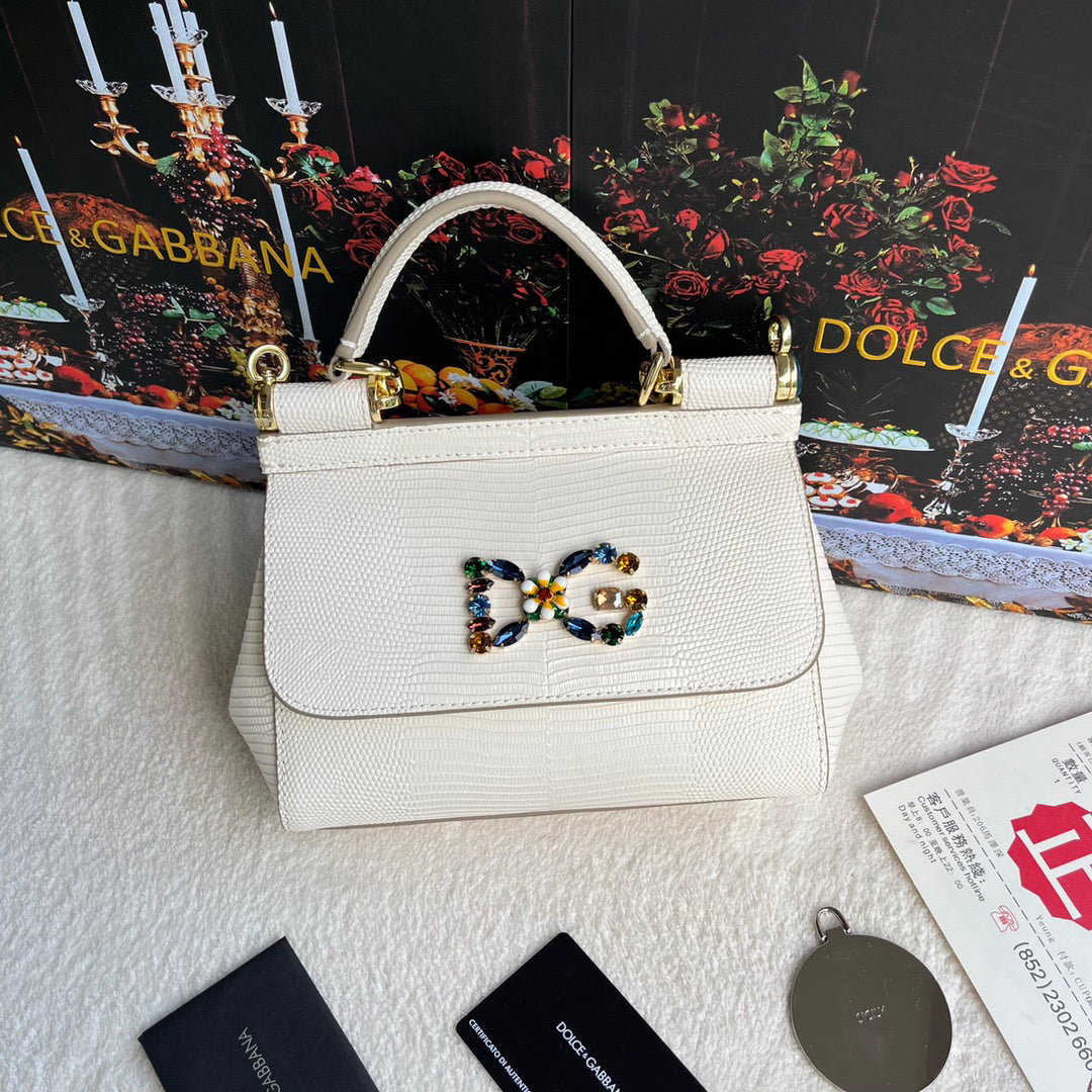 Dolce & Gabbana Women's Leather Handbag 20×17×7CM