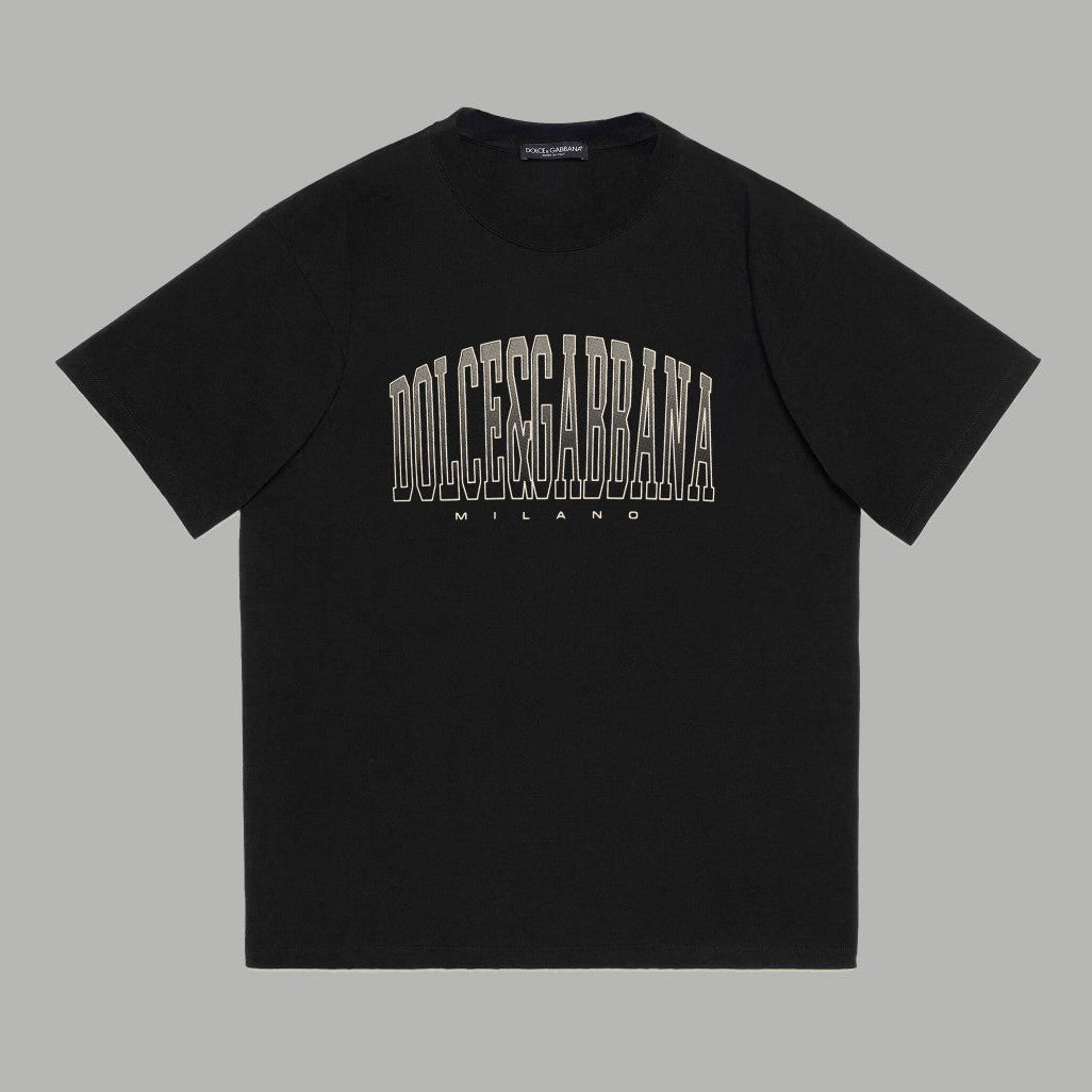 Dolce & Gabbana Milano Arch Logo T-Shirt | Black