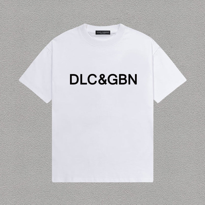 Dolce & Gabbana DLC&GBN Lettering Print T-Shirt | White