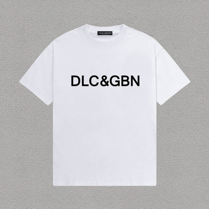 Dolce & Gabbana DLC&GBN Lettering Print T-Shirt | White