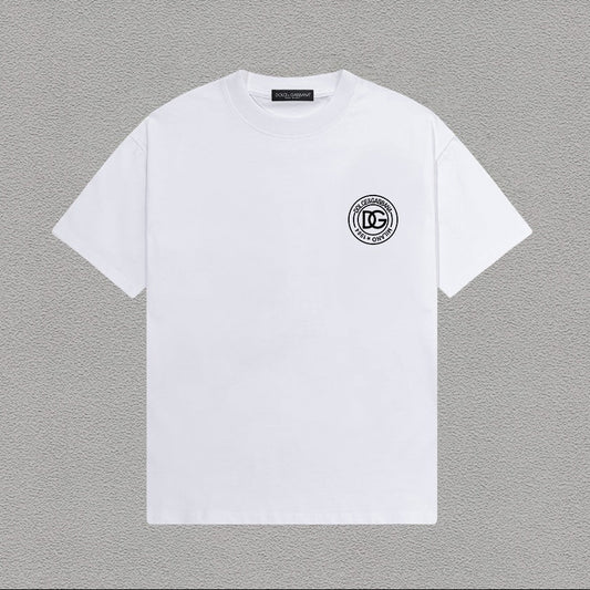 Dolce & Gabbana DG Milano 1985 Circle Logo T-Shirt | White