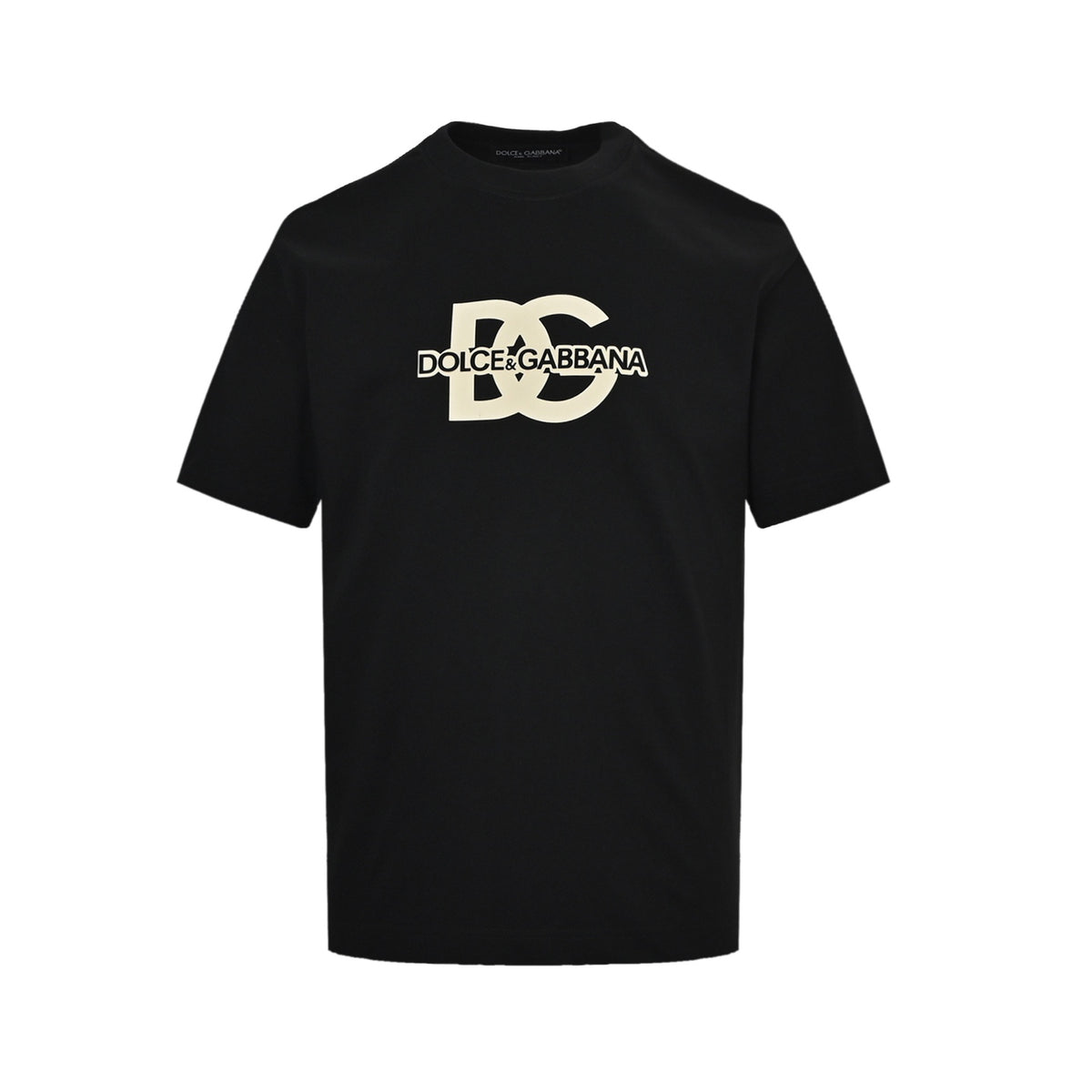 Dolce & Gabbana Oversized DG Monogram Star Print T-Shirt | Black