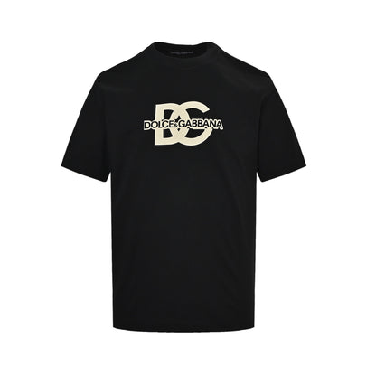 Dolce & Gabbana Oversized DG Monogram Star Print T-Shirt | Black