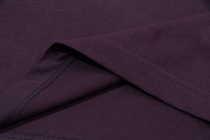 Dolce & Gabbana Vertical Logo Print T-Shirt – Purple