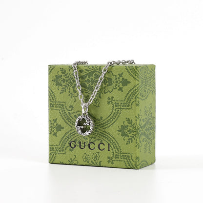 Gucci Interlocking G Logo Necklace