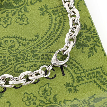 Gucci Interlocking G Silver-Tone Chain Bracelet