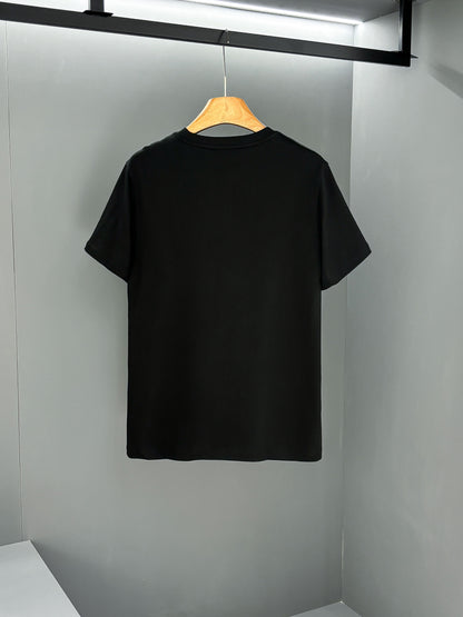 Dolce & Gabbana DG Crystal Rhinestone Logo T-Shirt | Black