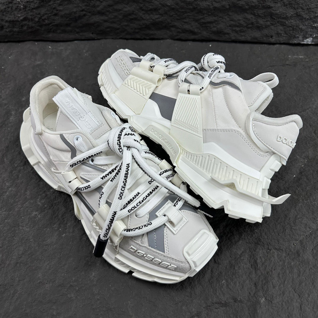 Dolce & Gabbana Space Sandal Sneakers | All White