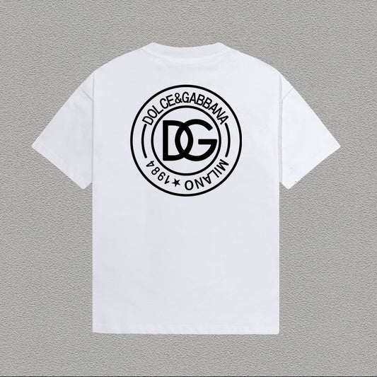 Dolce & Gabbana DG Milano 1985 Circle Logo T-Shirt | White