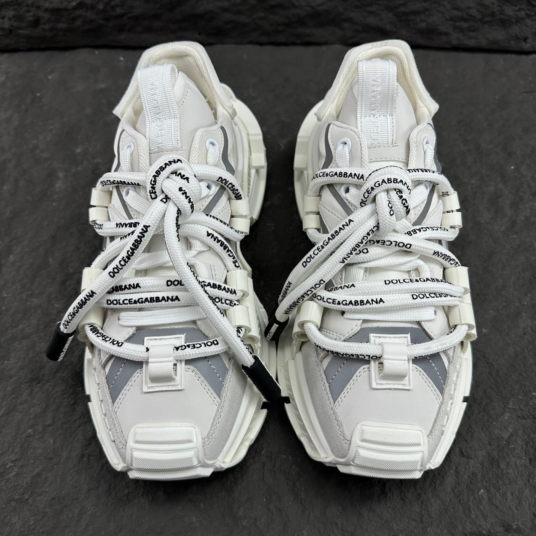 Dolce & Gabbana Space Sandal Sneakers | All White
