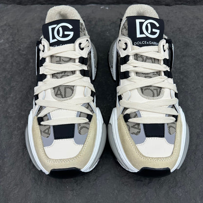 Dolce & Gabbana Airmaster Sneakers | Beige, Grey & Black