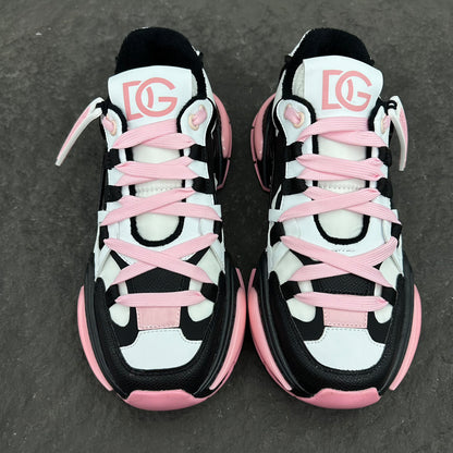 Dolce & Gabbana Airmaster Sneakers | Pink, Black & White