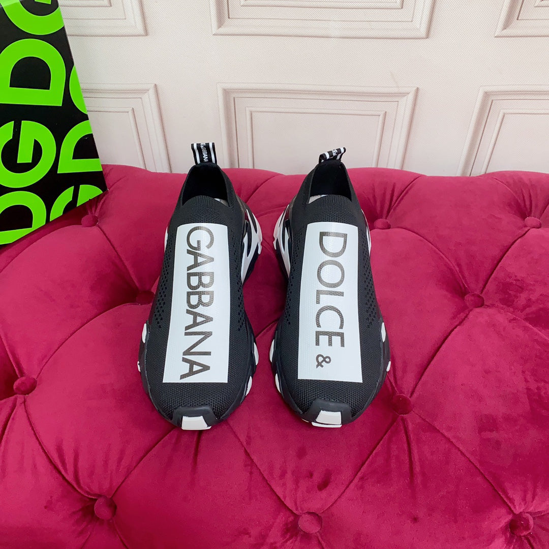 Dolce & Gabbana Sorrento Crystal Sneakers | Black