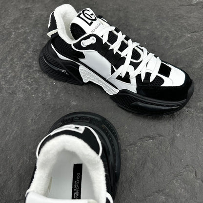 Dolce & Gabbana Airmaster Sneakers | Black & White