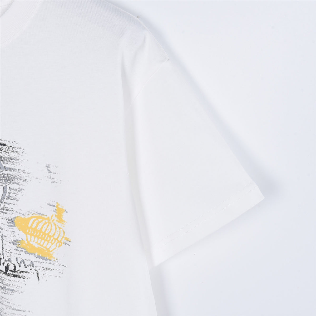 Dolce & Gabbana DG Graffiti Brushstroke Butterfly Crown T-Shirt | white