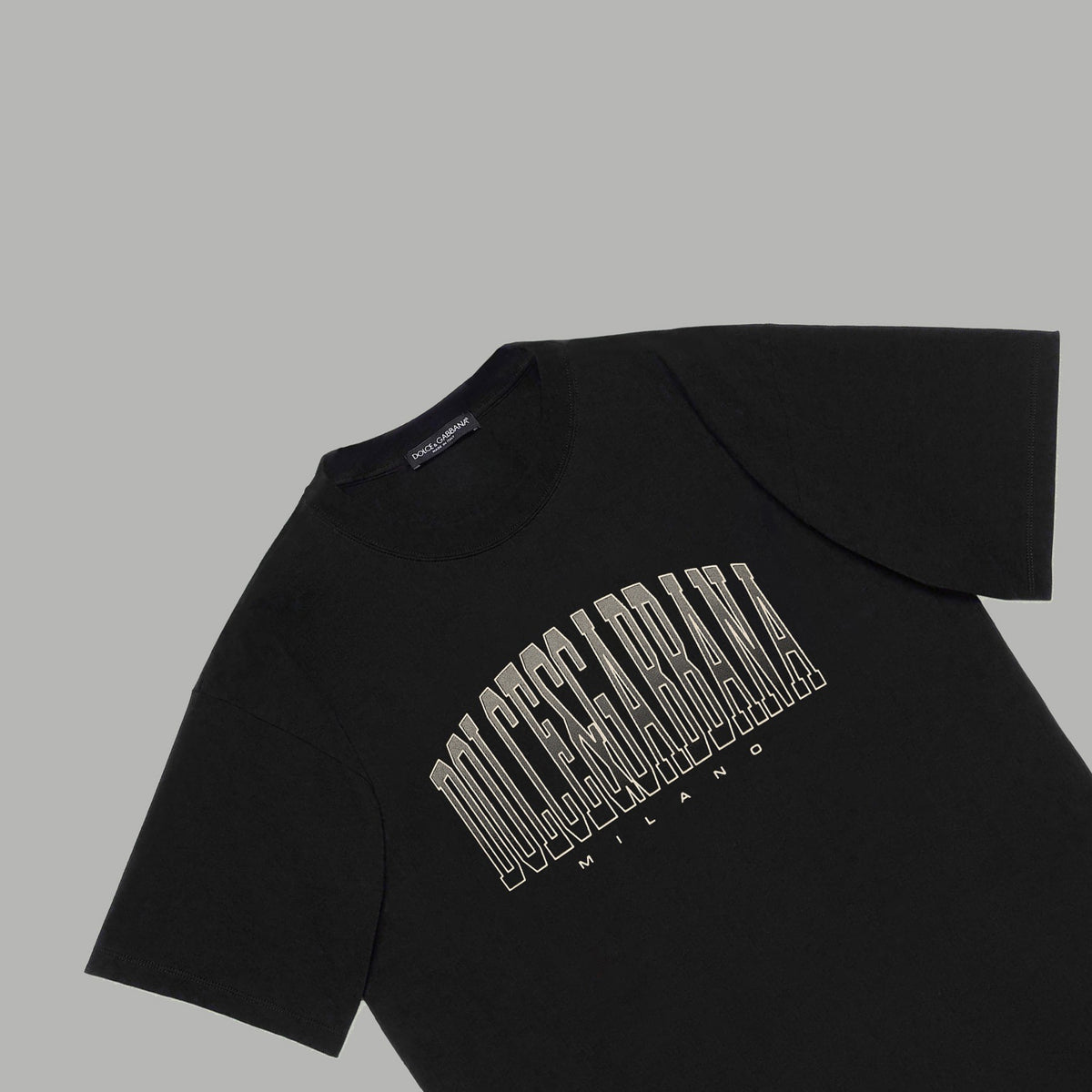 Dolce & Gabbana Milano Arch Logo T-Shirt | Black