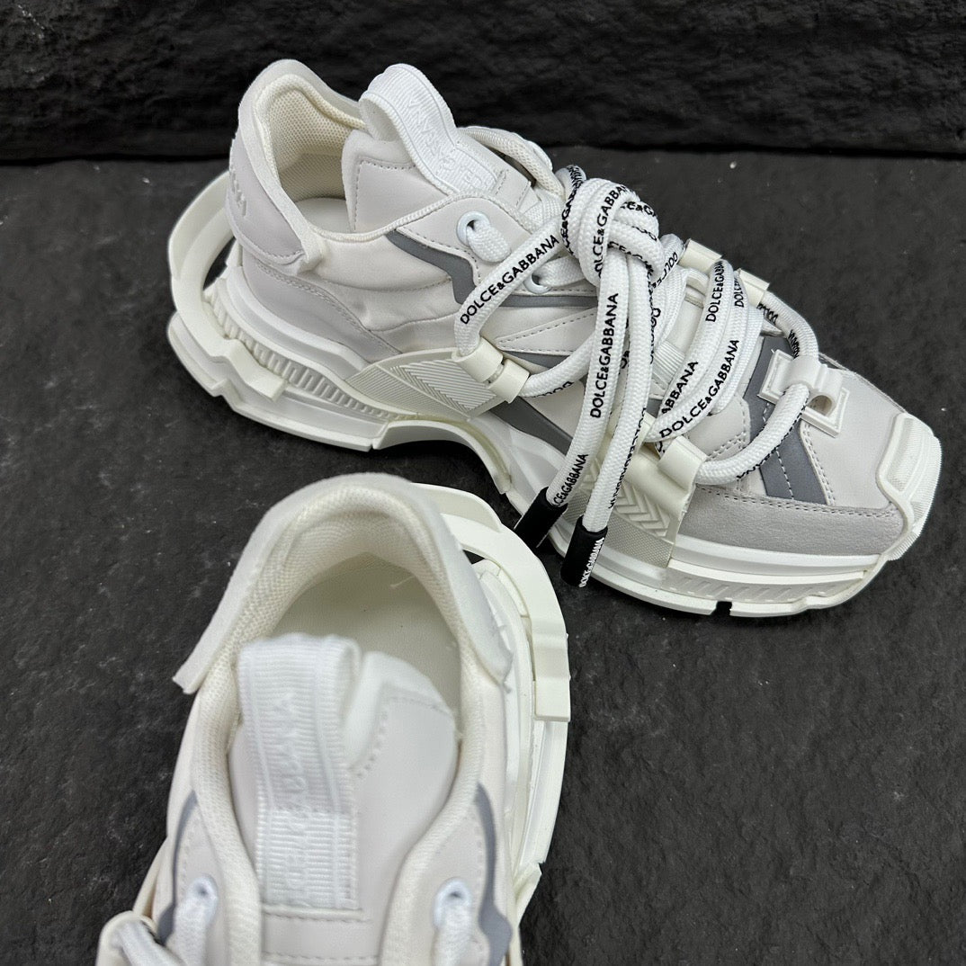Dolce & Gabbana Space Sandal Sneakers | All White