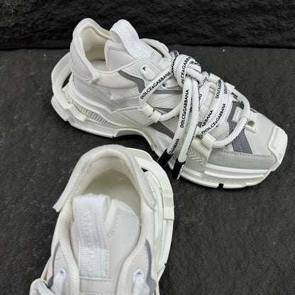 Dolce & Gabbana Space Sandal Sneakers | All White