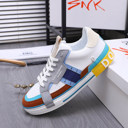 Dolce & Gabbana Custom 2.Zero Low-Top Sneakers – Multicolor Patchwork