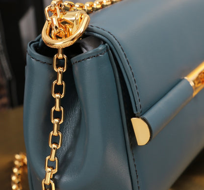 Dolce & Gabbana 3-Way Leather Bag — Handbag, Shoulder & Crossbody 18×10.6×7CM