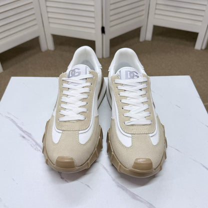 Dolce & Gabbana NS1 Chunky Runner Sneakers | Beige & White