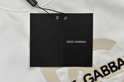 Dolce & Gabbana Oversized DG Monogram Star Print T-Shirt | White