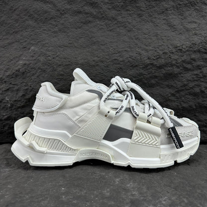 Dolce & Gabbana Space Sandal Sneakers | All White
