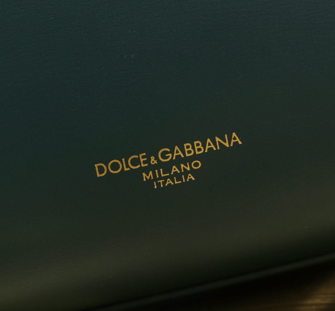 Dolce & Gabbana 3-Way Leather Bag — Handbag, Shoulder & Crossbody 18×10.6×7CM