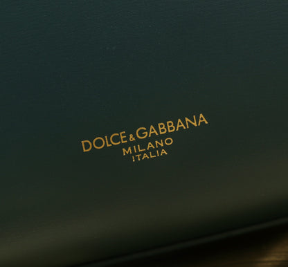 Dolce & Gabbana 3-Way Leather Bag — Handbag, Shoulder & Crossbody 18×10.6×7CM