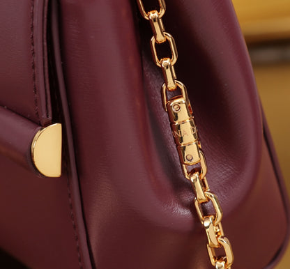 Dolce & Gabbana 3-Way Leather Bag — Handbag, Shoulder & Crossbody 18×10.6×7CM