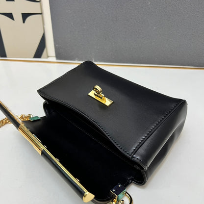Dolce & Gabbana Classic Leather Handbag 20×13×6CM