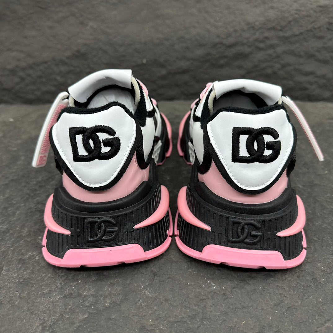 Dolce & Gabbana Airmaster Sneakers | Pink, Black & White