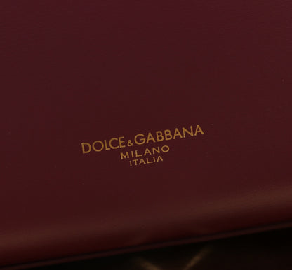 Dolce & Gabbana 3-Way Leather Bag — Handbag, Shoulder & Crossbody 18×10.6×7CM