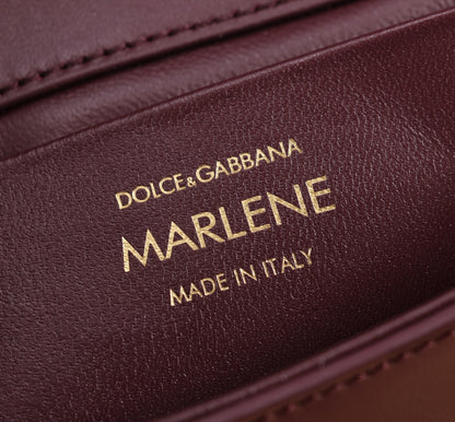 Dolce & Gabbana 3-Way Leather Bag — Handbag, Shoulder & Crossbody 18×10.6×7CM