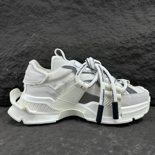 Dolce & Gabbana Space Sandal Sneakers | All White