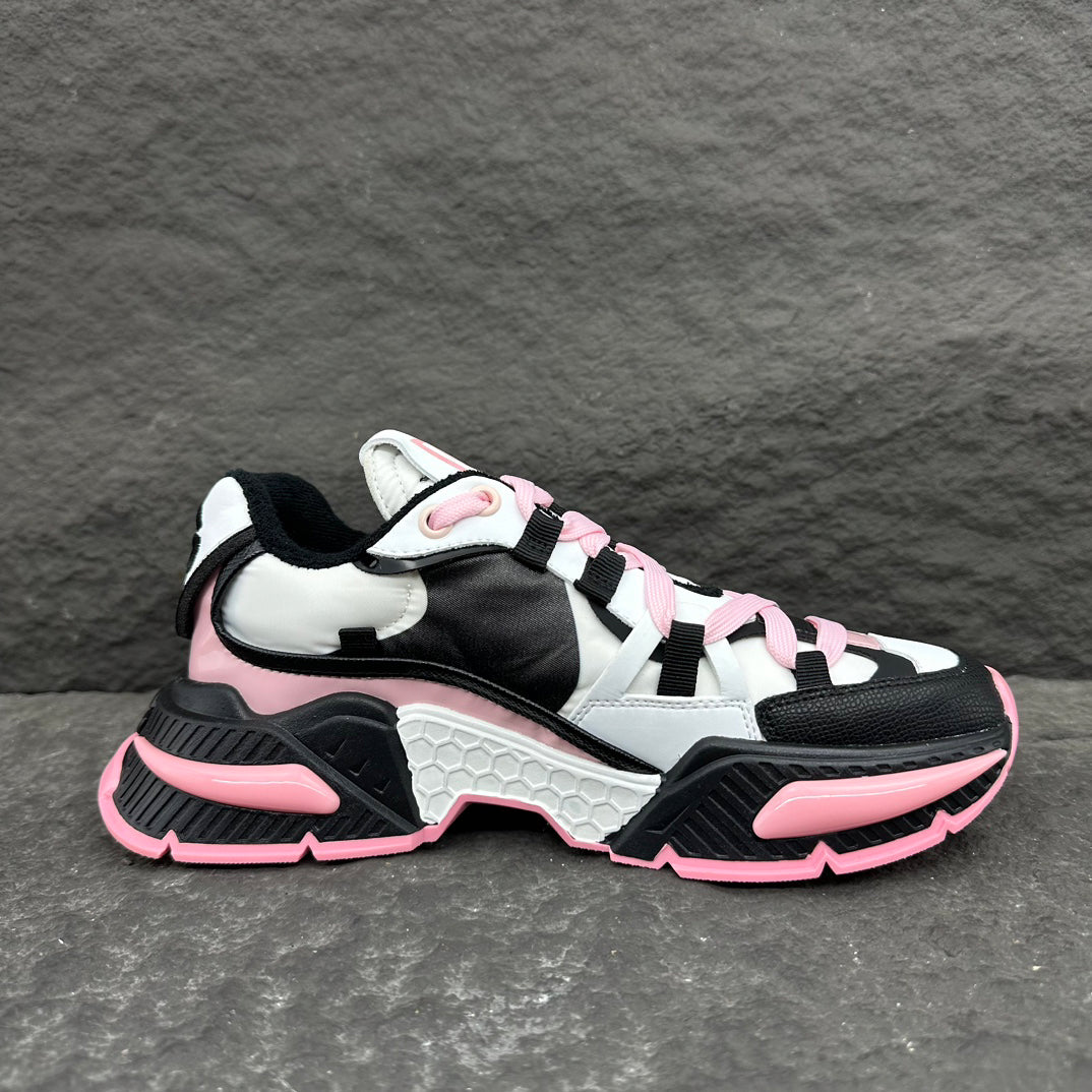 Dolce & Gabbana Airmaster Sneakers | Pink, Black & White