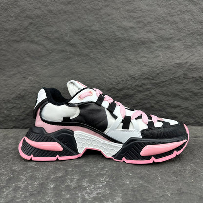 Dolce & Gabbana Airmaster Sneakers | Pink, Black & White