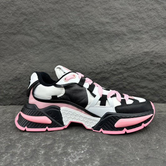 Dolce & Gabbana Airmaster Sneakers | Pink, Black & White