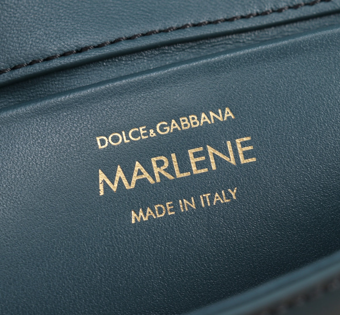 Dolce & Gabbana 3-Way Leather Bag — Handbag, Shoulder & Crossbody 18×10.6×7CM
