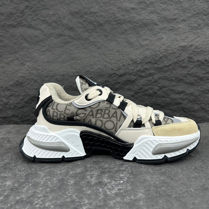 Dolce & Gabbana Airmaster Sneakers | Beige, Grey & Black