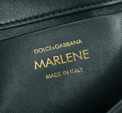 Dolce & Gabbana 3-Way Leather Bag — Handbag, Shoulder & Crossbody 18×10.6×7CM